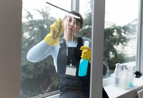 Nettoyage de vitres intérieures et extérieures à Montebourg